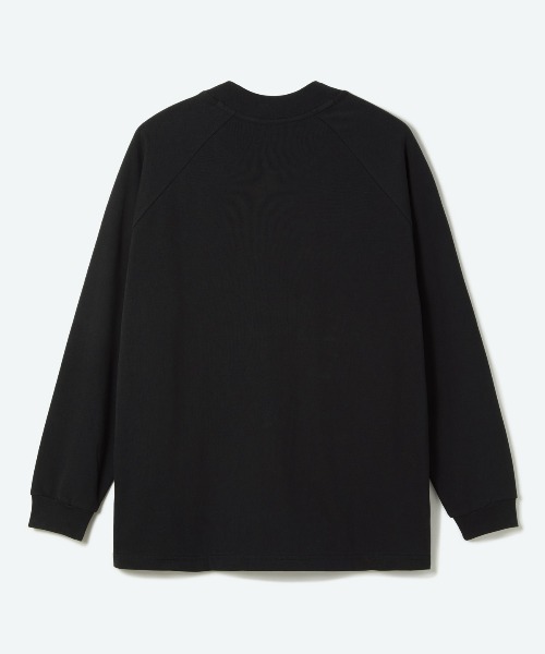 penguin BY MUNSINGWEAR(ペンギン バイ マンシングウェア)の「60’S MOCK NECK SHIRT(Tシャツ/カットソー・メンズ・ブラック/ホワイト・M/L/XL)」の3枚目の写真