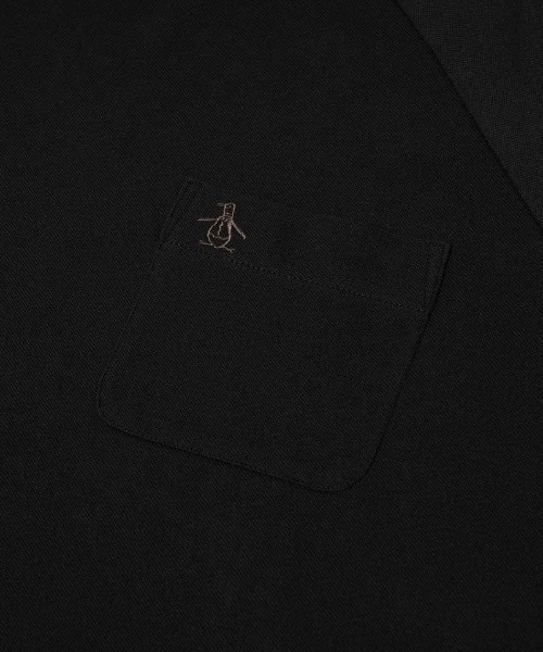 penguin BY MUNSINGWEAR(ペンギン バイ マンシングウェア)の「60’S MOCK NECK SHIRT(Tシャツ/カットソー・メンズ・ブラック/ホワイト・M/L/XL)」の5枚目の写真