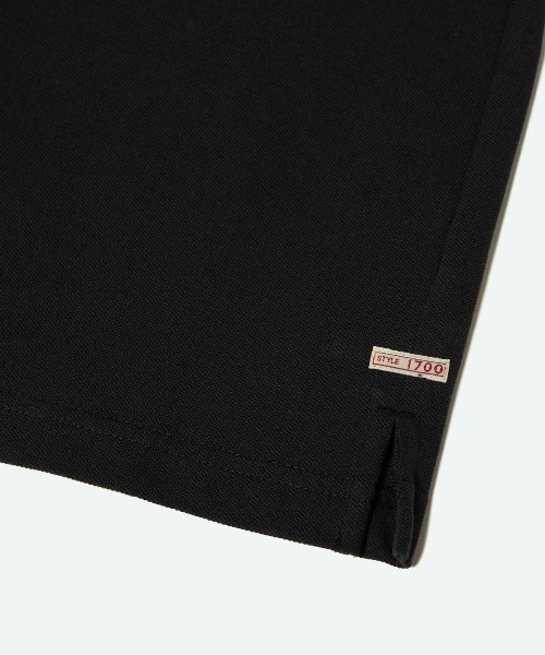 penguin BY MUNSINGWEAR(ペンギン バイ マンシングウェア)の「60’S MOCK NECK SHIRT(Tシャツ/カットソー・メンズ・ブラック/ホワイト・M/L/XL)」の6枚目の写真