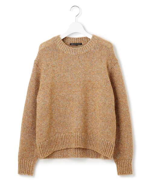 23区 L(ニジュウサンクオオキイサイズ)の「【洗える】マーブルルレックスリリー バルキーニット(ニット/セーター・レディース・黄土色系/グレー系/ライトグレー系・46/44)」の13枚目の写真