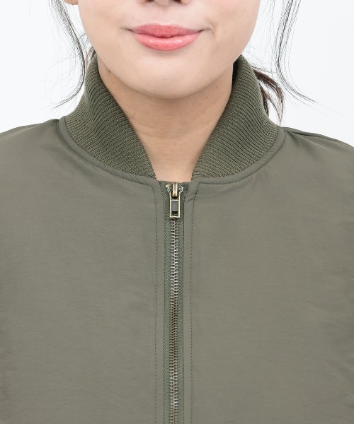 チチカカ（チチカカ）の「Orale! リメイクニットMA-1（MA-1・レディース・ブラック/カーキ・FREE）」の9枚目の写真