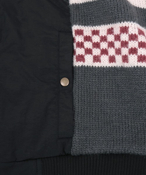 チチカカ（チチカカ）の「Orale! リメイクニットMA-1（MA-1・レディース・ブラック/カーキ・FREE）」の12枚目の写真