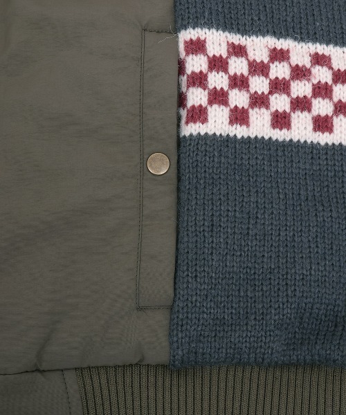 チチカカ（チチカカ）の「Orale! リメイクニットMA-1（MA-1・レディース・ブラック/カーキ・FREE）」の13枚目の写真