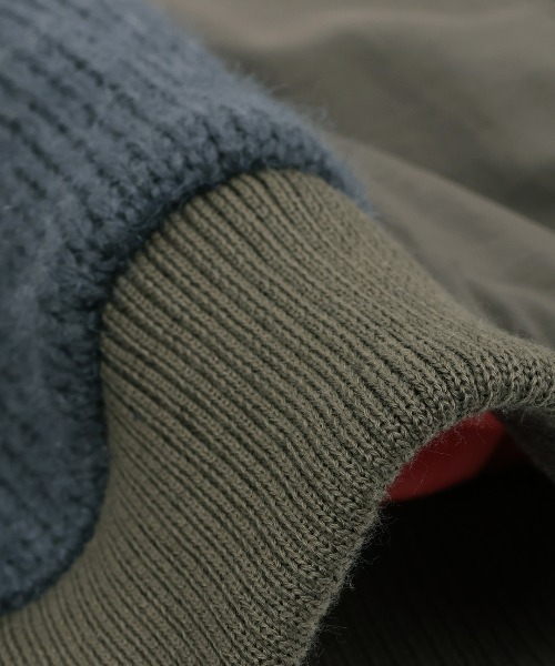 チチカカ（チチカカ）の「Orale! リメイクニットMA-1（MA-1・レディース・ブラック/カーキ・FREE）」の16枚目の写真