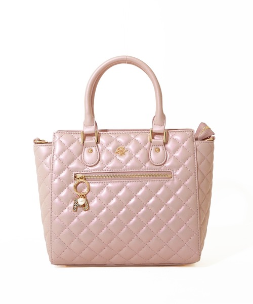 PAUL & JOE ACCESSOIRES(ポールアンドジョーアクセソワ)の「【PAUL & JOE ACCESSOIRES /ポール アンド ジョー アクセソワ 】 QUILTING チャーム付きハンドバッグ(ハンドバッグ・レディース・アイボリー/ブラック/ピンク・FREE)」の15枚目の写真
