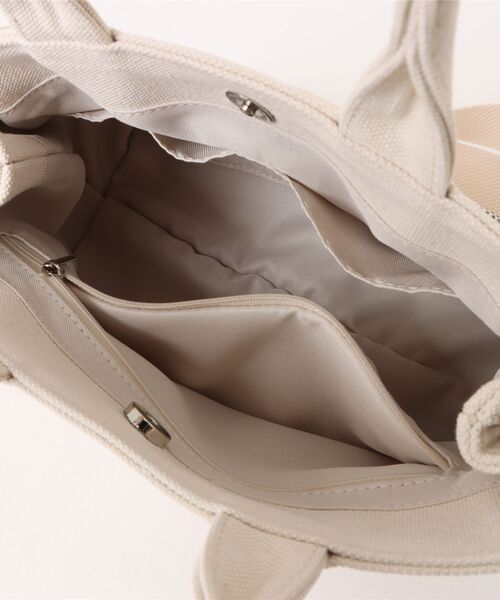 EVRIS（エヴリス）の「【EVRIS / エヴリス】 ロゴファブリック　HOTFIXハンドバッグ（ハンドバッグ・レディース・ブラック/アイボリー/ブルー系その他・FREE）」の9枚目の写真