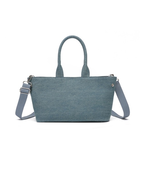 EVRIS（エヴリス）の「【EVRIS / エヴリス】 ロゴファブリック　HOTFIXハンドバッグ（ハンドバッグ・レディース・ブラック/アイボリー/ブルー系その他・FREE）」の14枚目の写真