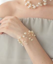 Cupid Heart（キューピッドハート）の「【Cupid Heart】結婚式用！パール付きブレスレット（ブレスレット）」