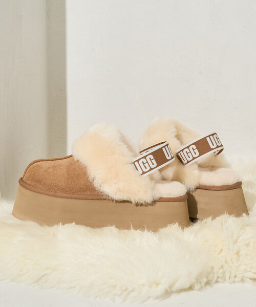 UGG ファンケット UGG アグ W FUNKETTE ファンケット スリッポン ムートンブーツ