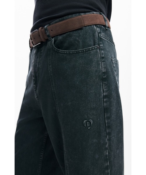 Desigual（デシグアル）の「フロントステッチデニムパンツ（デニムパンツ・メンズ・グリーン・M/XL/L/S/XS/XXL）」の5枚目の写真