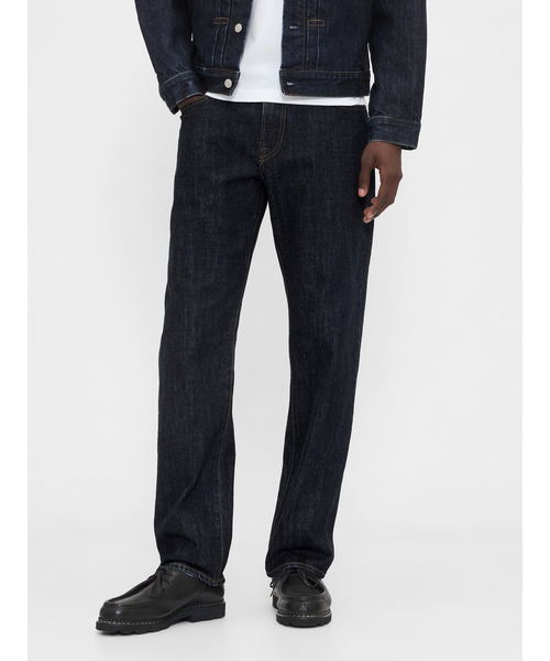 セール】ヘビーウェイト リラックスフィット ストレートデニム（デニム