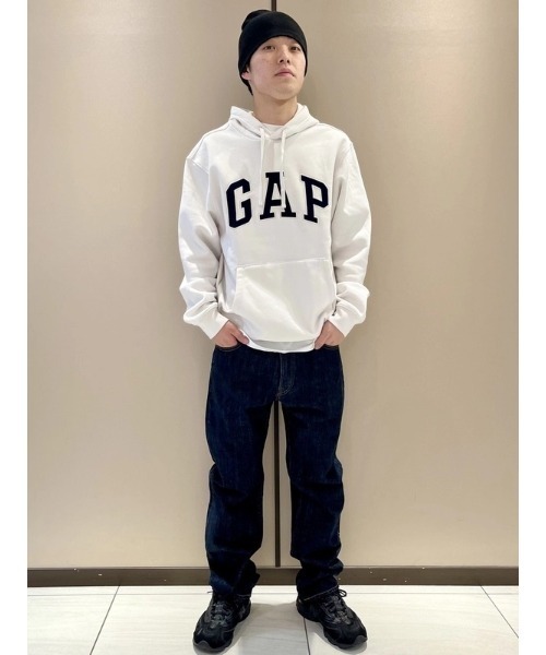 GAP(ギャップ)の「ヘビーウェイト リラックスフィット ストレートデニム(デニムパンツ・メンズ・インディゴブルー・30W 30L/31W 30L/32W 30L/34W 32L/31W 32L/29W 30L/28W 30L/36W 32L/33W 32L/32W 32L)」の10枚目の写真