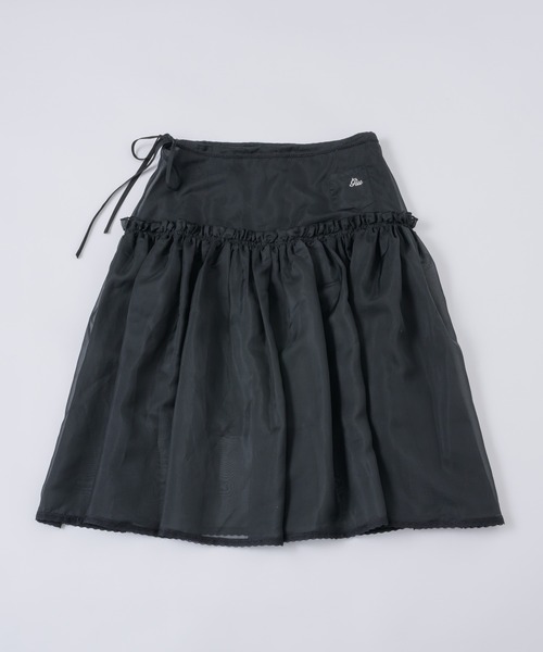 2way frill sheer skirt / 2wayフリルシアースカート（スカート