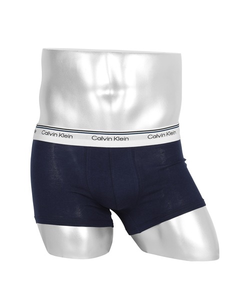 Calvin Klein（カルバン・クライン）の「Calvin Klein カルバンクライン BALANCE LOW RISE TRUNK メンズ ローライズボクサーパンツ（ボクサーパンツ・メンズ・ブラック/ネイビー/グレー/ブルー/ブルー系3・SMALL/LARGE/MEDIUM/X-LARGE）」の2枚目の写真