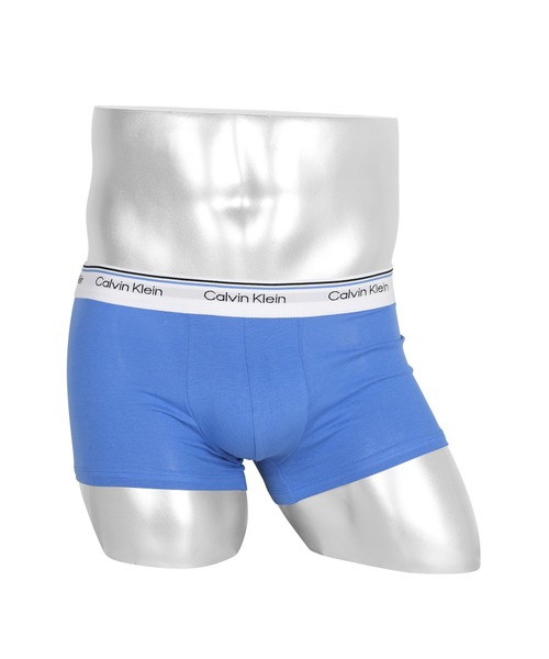 Calvin Klein（カルバン・クライン）の「Calvin Klein カルバンクライン BALANCE LOW RISE TRUNK メンズ ローライズボクサーパンツ（ボクサーパンツ・メンズ・ブラック/ネイビー/グレー/ブルー/ブルー系3・SMALL/LARGE/MEDIUM/X-LARGE）」の4枚目の写真