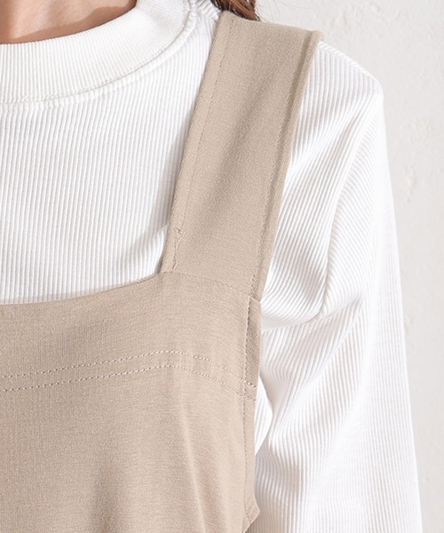 ElegChic(エレグシック)の「コットンブラ紐隠しワンピース(ワンピース・レディース・ブラック/グレー/ベージュ・XL/4L/M)」の20枚目の写真