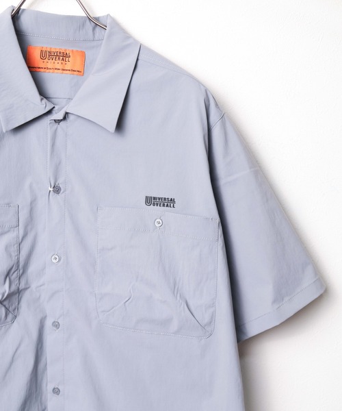 UNIVERSAL OVERALL(ユニバーサルオーバーオール)の「【72】【UNIVERSAL OVERALL】FUNCTIONAL SHIRT(シャツ/ブラウス・メンズ・グレー/ブラック・LARGE/MEDIUM/X-LARGE)」の2枚目の写真