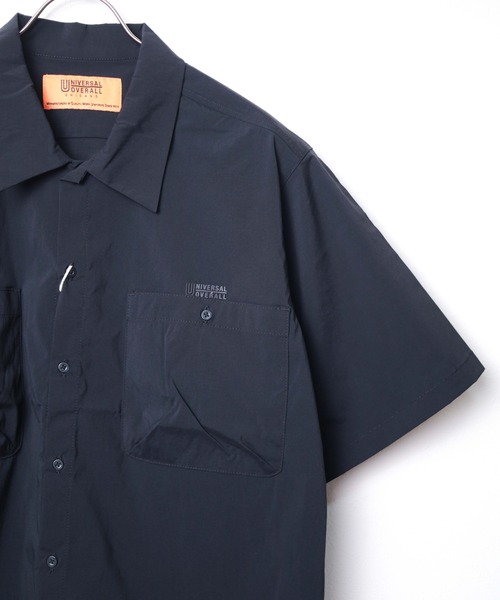 UNIVERSAL OVERALL(ユニバーサルオーバーオール)の「【72】【UNIVERSAL OVERALL】FUNCTIONAL SHIRT(シャツ/ブラウス・メンズ・グレー/ブラック・LARGE/MEDIUM/X-LARGE)」の1枚目の写真