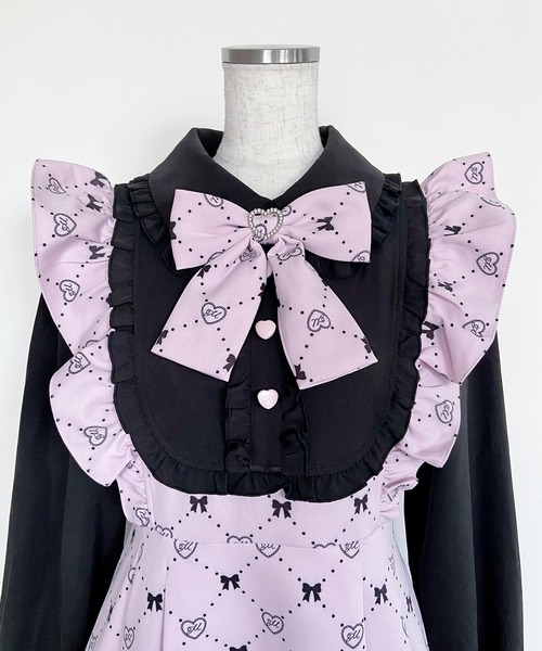 セール】【3点セット】モノグラムセットアップ / ミニワンピ ショート