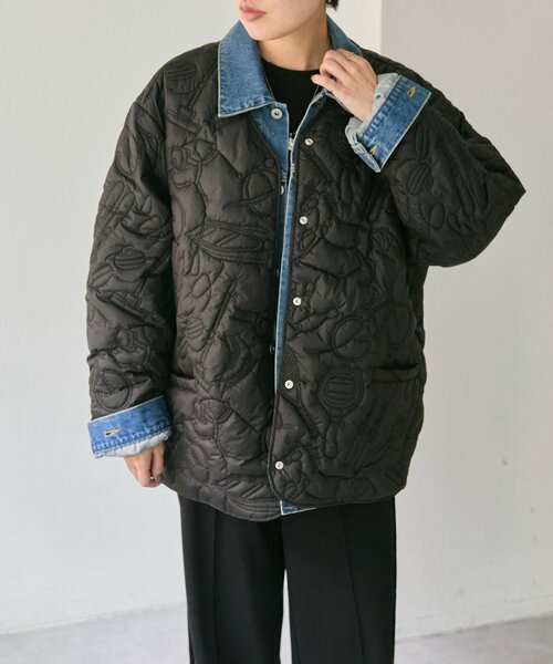 ear PAPILLONNER(イアパピヨネ)の「《WEB限定カラーあり》楽器柄/スポーツ柄/キルティングジャケット/アウター【SUM1 STYLE(スミスタイル)】(その他アウター・レディース・ブラウン/カーキ/アイボリー/ブラック系その他/ブラック・FREE)」の16枚目の写真