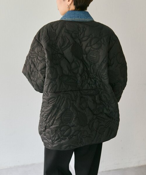 ear PAPILLONNER(イアパピヨネ)の「《WEB限定カラーあり》楽器柄/スポーツ柄/キルティングジャケット/アウター【SUM1 STYLE(スミスタイル)】(その他アウター・レディース・ブラウン/カーキ/アイボリー/ブラック系その他/ブラック・FREE)」の20枚目の写真