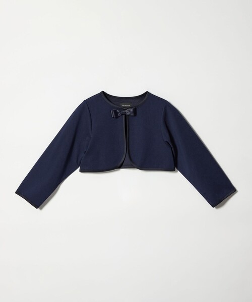 green label relaxing（グリーンレーベルリラクシング）の「リップルボレロ / キッズ 110cm-130cm（スーツジャケット・キッズ・オフホワイト/ネイビー・130cm/120cm/110cm）」の10枚目の写真