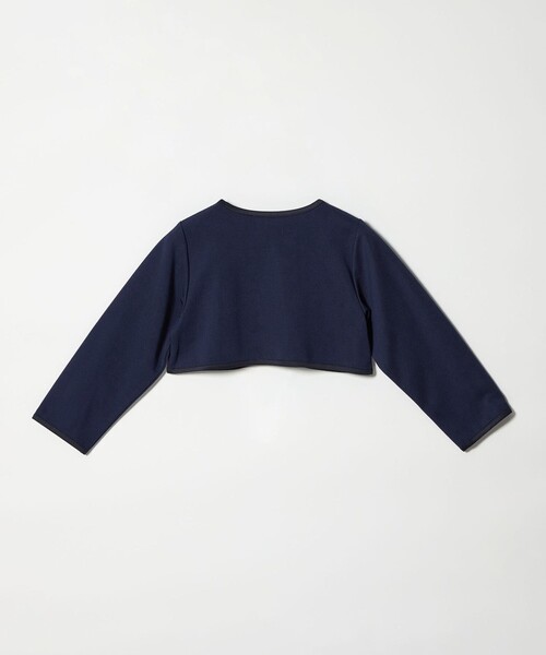 green label relaxing（グリーンレーベルリラクシング）の「リップルボレロ / キッズ 110cm-130cm（スーツジャケット・キッズ・オフホワイト/ネイビー・130cm/120cm/110cm）」の11枚目の写真