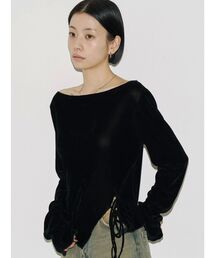 EMODA（エモダ）の「【VEQUM】SIDE TIE TOP（Tシャツ/カットソー・レディース）」