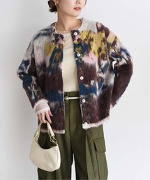 Eimee Law | アートJQシャギーニットカーデ(カーディガン/ボレロ)