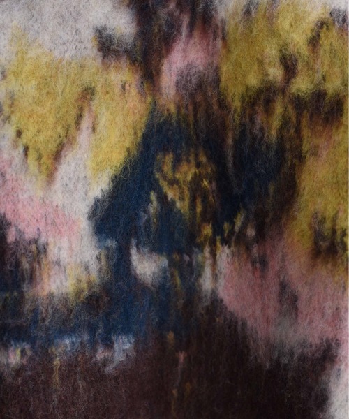 Eimee Law（エイミーロウ）の「アートJQシャギーニットカーデ（カーディガン/ボレロ・レディース・グレー/アイボリー・FREE）」の12枚目の写真