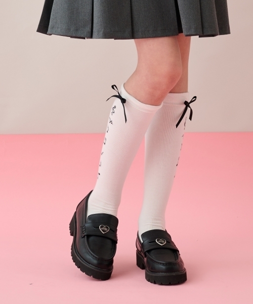 メゾピアノ ロゴさがら刺しゅうニット（ニット/セーター） | mezzo piano