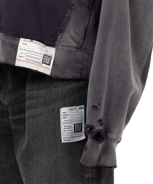 Maison MIHARA YASUHIRO（メゾンミハラヤスヒロ）の「【MIHARAYASUHIRO/ミハラヤスヒロ】SUN FADED PARKA（パーカー・メンズ・グリーン/ブラック・46/48）」の21枚目の写真