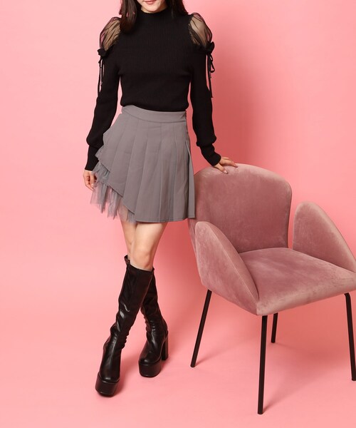cs T&P(シーエスティーアンドピー)の「厚底プレーンブーツ(ブーツ・レディース・ホワイト/アイボリー/ブラック/ブラック系8・S/M/L/LL)」の16枚目の写真