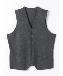 TRANS CONTINENTS | TRANS CONTINENTS BIZニット ニットジレ ブラック/グレー/ネイビー(ベスト)