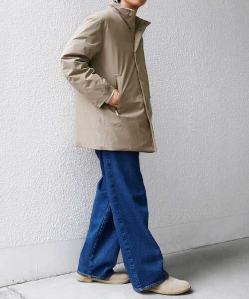 SHIPS any(シップス エニィ)の「【WEB限定】SHIPS any:〈撥水/防風等〉多機能 スタンドカラー ダウン ミドル コート 25AW◇(ダウンジャケット/コート・メンズ・ブラック/ネイビー/キャメル・X-LARGE/LARGE/MEDIUM/SMALL)」の10枚目の写真