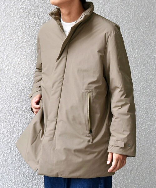 SHIPS any(シップス エニィ)の「【WEB限定】SHIPS any:〈撥水/防風等〉多機能 スタンドカラー ダウン ミドル コート 25AW◇(ダウンジャケット/コート・メンズ・ブラック/ネイビー/キャメル・X-LARGE/LARGE/MEDIUM/SMALL)」の12枚目の写真