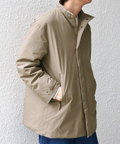 SHIPS any(シップス エニィ)の「【WEB限定】SHIPS any:〈撥水/防風等〉多機能 スタンドカラー ダウン ミドル コート 25AW◇(ダウンジャケット/コート・メンズ・ブラック/ネイビー/キャメル・X-LARGE/LARGE/MEDIUM/SMALL)」の13枚目の写真