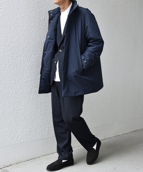 セール】【WEB限定】SHIPS any:〈撥水/防風等〉多機能 スタンドカラー