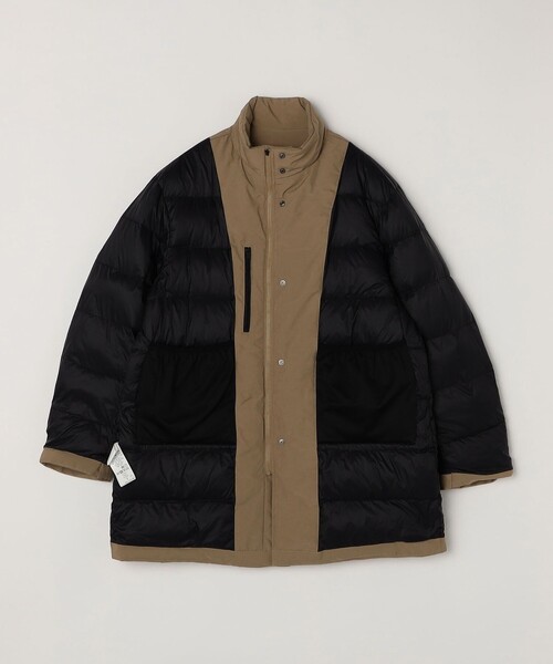 WEB限定】SHIPS any:〈撥水/防風等〉多機能 スタンドカラー ダウン
