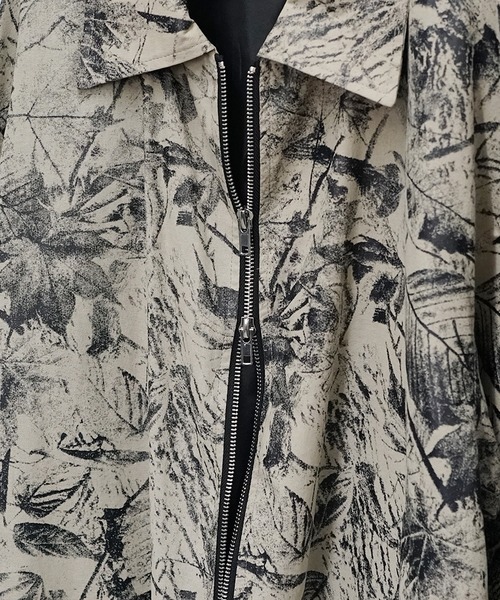 MinoriTY】裏地付きショート丈ダブルジップツリーカモブルゾン メンズ