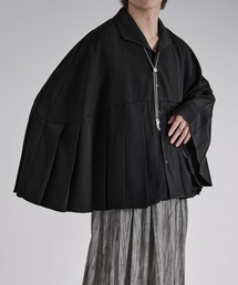 Ellno Loset(エルノロゼット)のプリーツポンチョシャツ(シャツ/ブラウス)