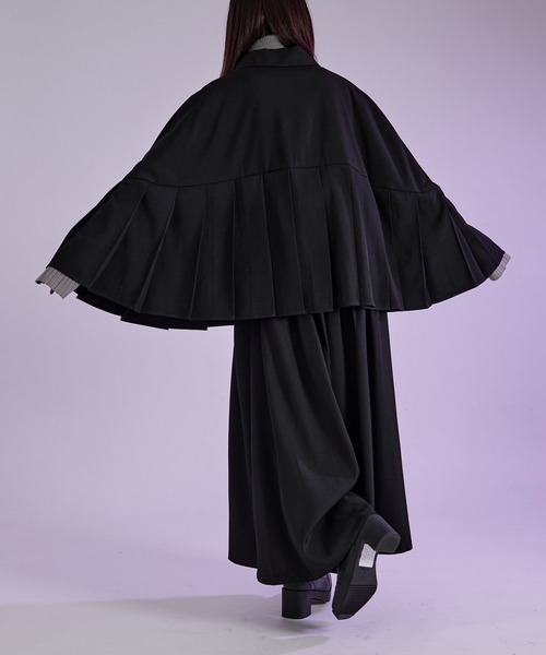 Ellno Loset（エルノロゼット）の「プリーツポンチョシャツ（シャツ
