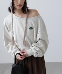 FREE'S MART | ◆オフショルワンポイント刺繍スウェット(Tシャツ/カットソー)