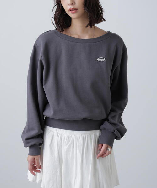 FREE'S MART(フリーズマート)の「◆オフショルワンポイント刺繍スウェット(Tシャツ/カットソー・レディース・ホワイト系その他/ブラック/グレー系その他・FREE)」の11枚目の写真