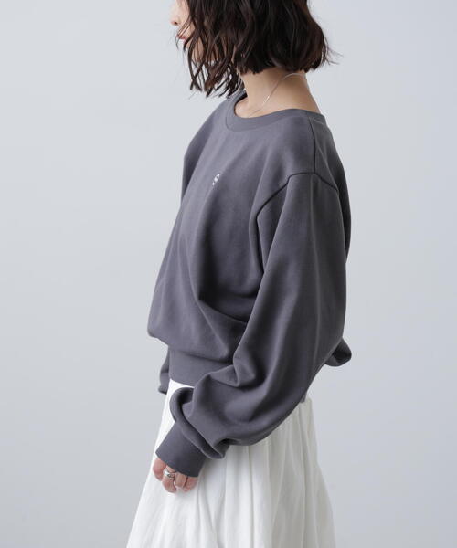 FREE'S MART(フリーズマート)の「◆オフショルワンポイント刺繍スウェット(Tシャツ/カットソー・レディース・ホワイト系その他/ブラック/グレー系その他・FREE)」の12枚目の写真