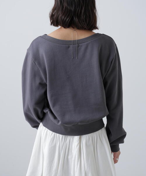 FREE'S MART(フリーズマート)の「◆オフショルワンポイント刺繍スウェット(Tシャツ/カットソー・レディース・ホワイト系その他/ブラック/グレー系その他・FREE)」の13枚目の写真