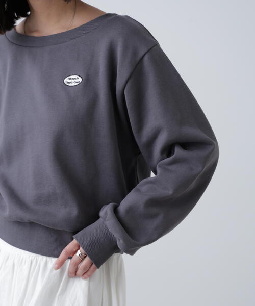 FREE'S MART(フリーズマート)の「◆オフショルワンポイント刺繍スウェット(Tシャツ/カットソー・レディース・ホワイト系その他/ブラック/グレー系その他・FREE)」の15枚目の写真