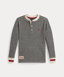 POLO RALPH LAUREN CHILDRENSWEAR（ポロ ラルフ ローレン チルドレンズウェア）の「ワッフルニット コットン ヘンリーネック シャツ（Tシャツ/カットソー・キッズ）」