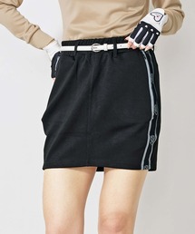 TopIsm（トップイズム）の「ゴルフスカート ゴルフウェア スウェットジャージ リブロゴライン切替 レディース（ゴルフグッズ・レディース）」