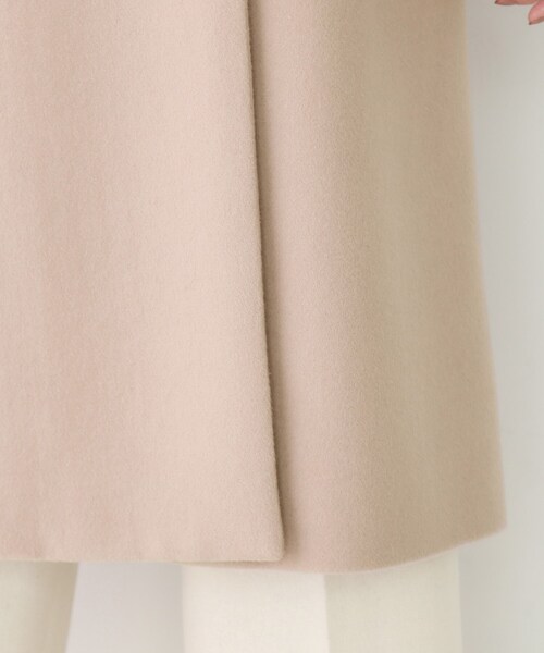 COUP DE CHANCE（クードシャンス）の「【日本製】チェスター風コート（チェスターコート・レディース・サンドベージュ/オフホワイト/ブラック/チャコールグレー・36/38/40/34）」の7枚目の写真